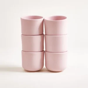 Sereno Becher klein rosa 6er-Set