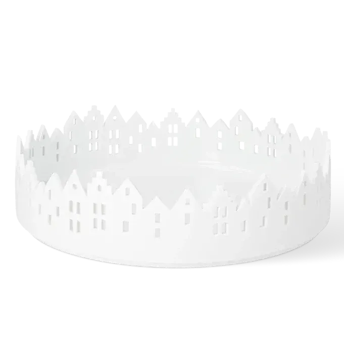 Räder Dekoschale Große Porzellan Häusersilhouette