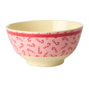 Rice Mittelgroße Schüssel - Pink - Candy Cane