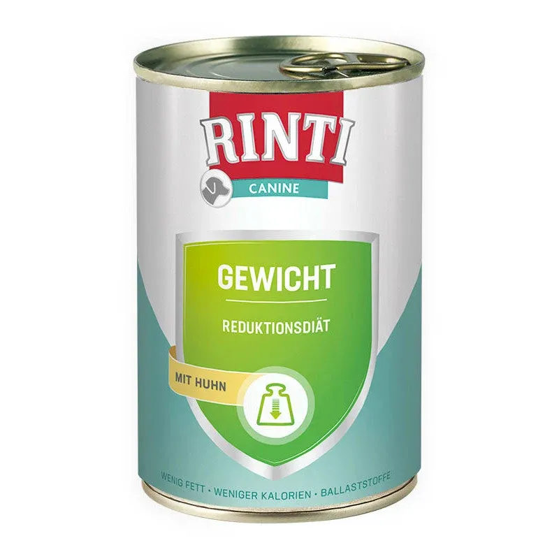 Rinti Canine Gewicht Diätfutter bei Übergewicht – 12x400g