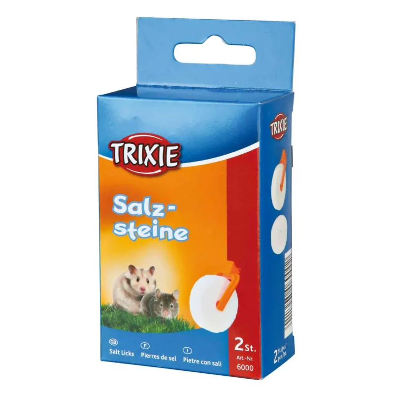 Salzstein Mineralstein mit Halter für Hamster und Mäuse