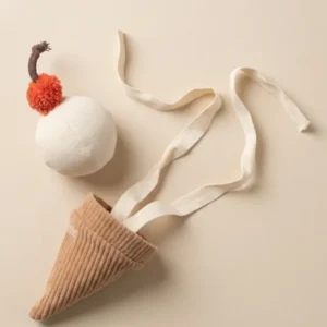 Hundespielzeug Ice Cream Pop mit Quietschball – Beschäftigung und Spielspaß für Hunde, erhältlich bei Pawsome Hundezubehör