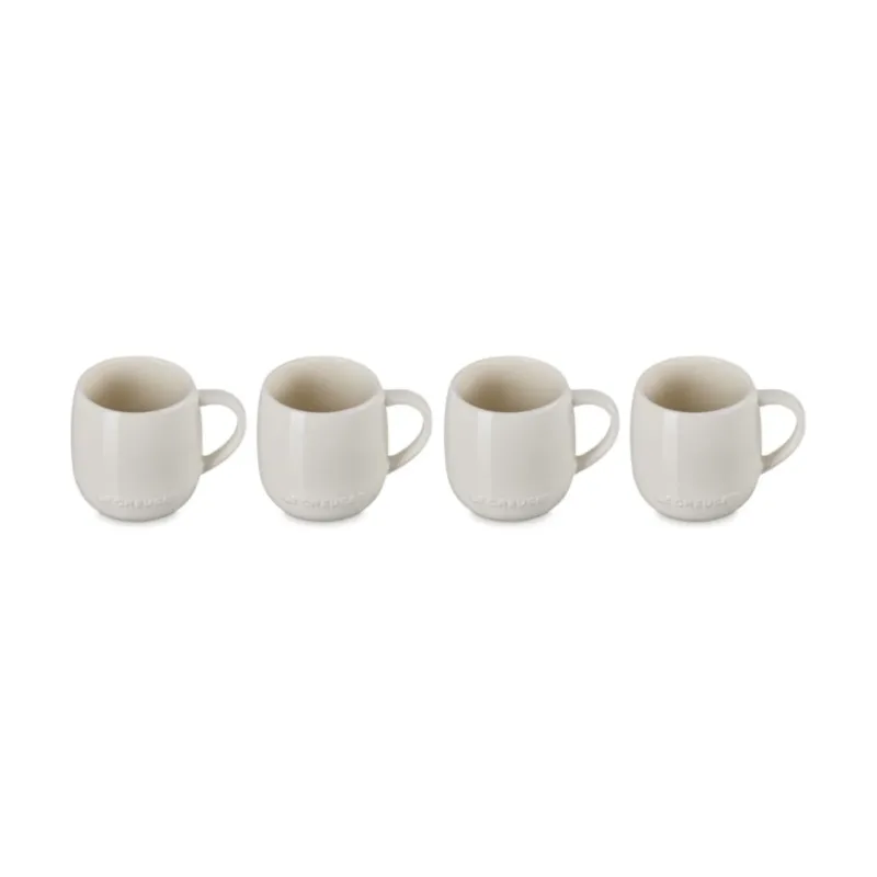 Set de 4 tazas cerámicas Coupe Le Creuset