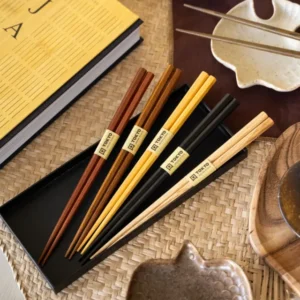SET OF 5 - Chopstick Hexagon Wood - Things I Like Things I Love
