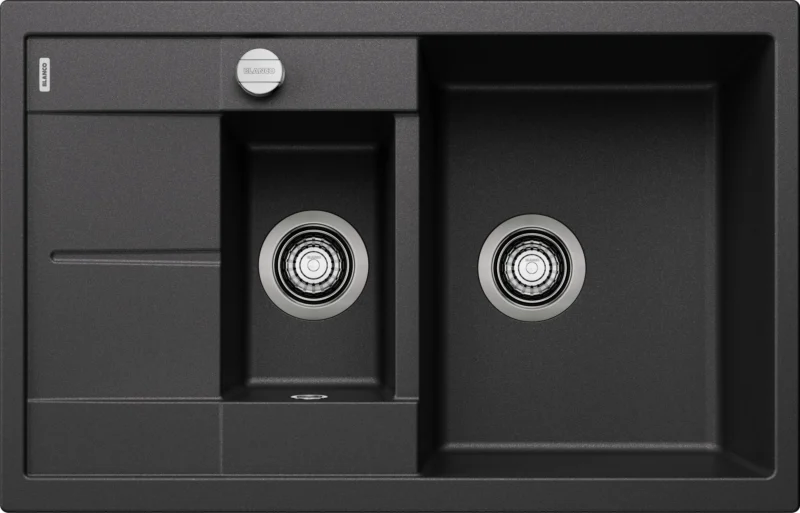 BLANCO METRA 6 S Compact SILGRANIT mit Ablauffernbedienung reversibel anthrazit 513473