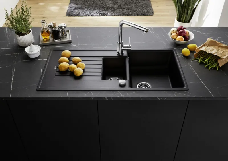 BLANCO ZIA 6 S SILGRANIT mit Ablauffernbedienung reversibel anthrazit 514740 – Bild 2