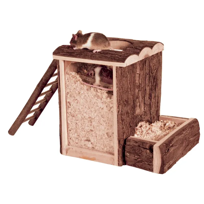Spielturm und Buddelturm Hamster Maus – 20x20x16cm