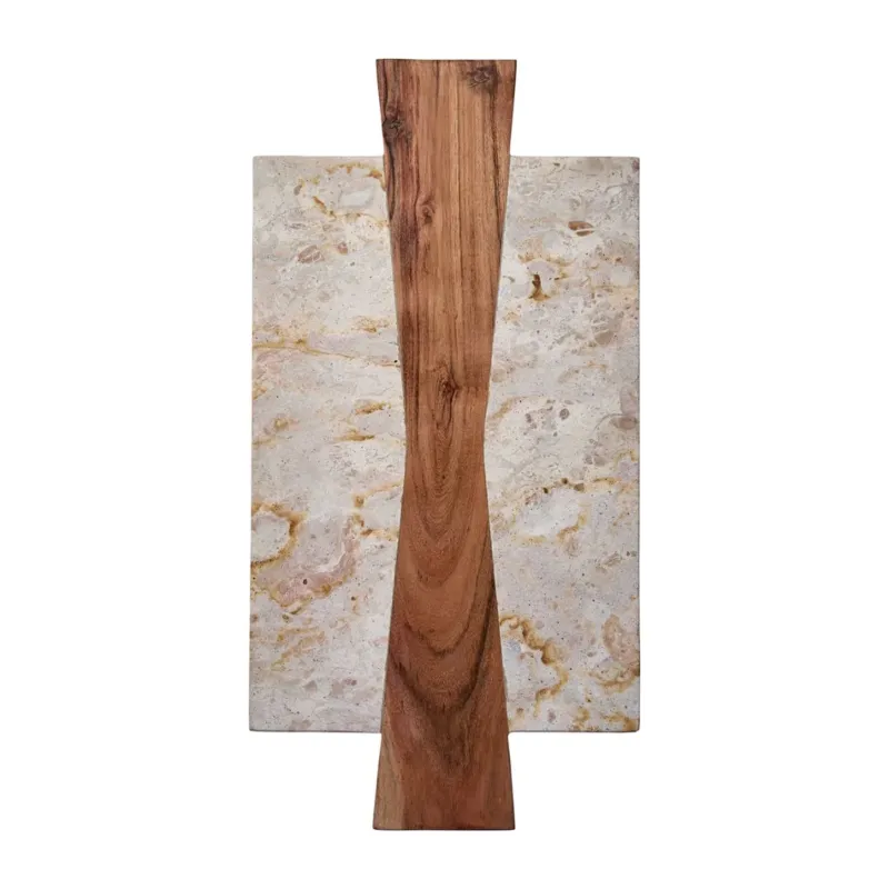 Tabla de mármol y madera para cortar y presentar Thyme Affari of Sweden