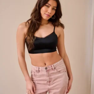 TILTIL Cindy Satin Seamless Bra Black - Things I Like Things I Love