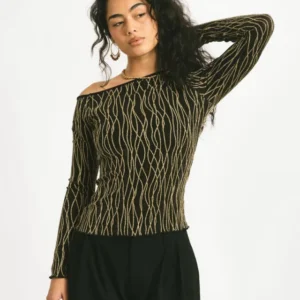 TILTIL Mula Longsleeve Glitter Gold - Things I Like Things I Love