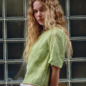 TILTIL Oi - Vi Shortsleeve Blouse Green - Things I Like Things I Love