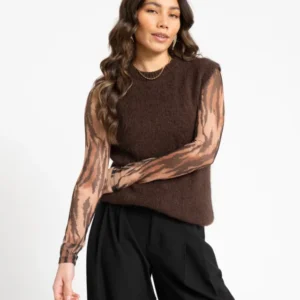TILTIL Sera Tiger Longsleeve Brown - Things I Like Things I Love