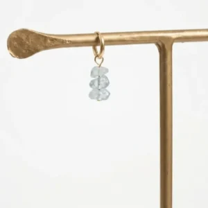 TILTIL set of 2 Earrings Stella Stones Baby Blue Gold - Things I Like Things I Love