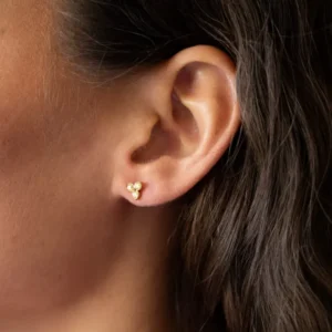TILTIL Set of 2 Earrings Zircon Stud Yellow - Things I Like Things I Love