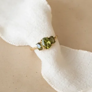 TILTIL Sora Zircon Ring Groen Goud - Things I Like Things I Love