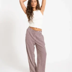 TILTIL Striped Loui Pants Bordeaux - Things I Like Things I Love