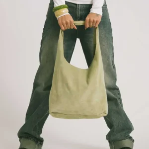 TILTIL Yuki Bag Suede Moss Green - Things I Like Things I Love