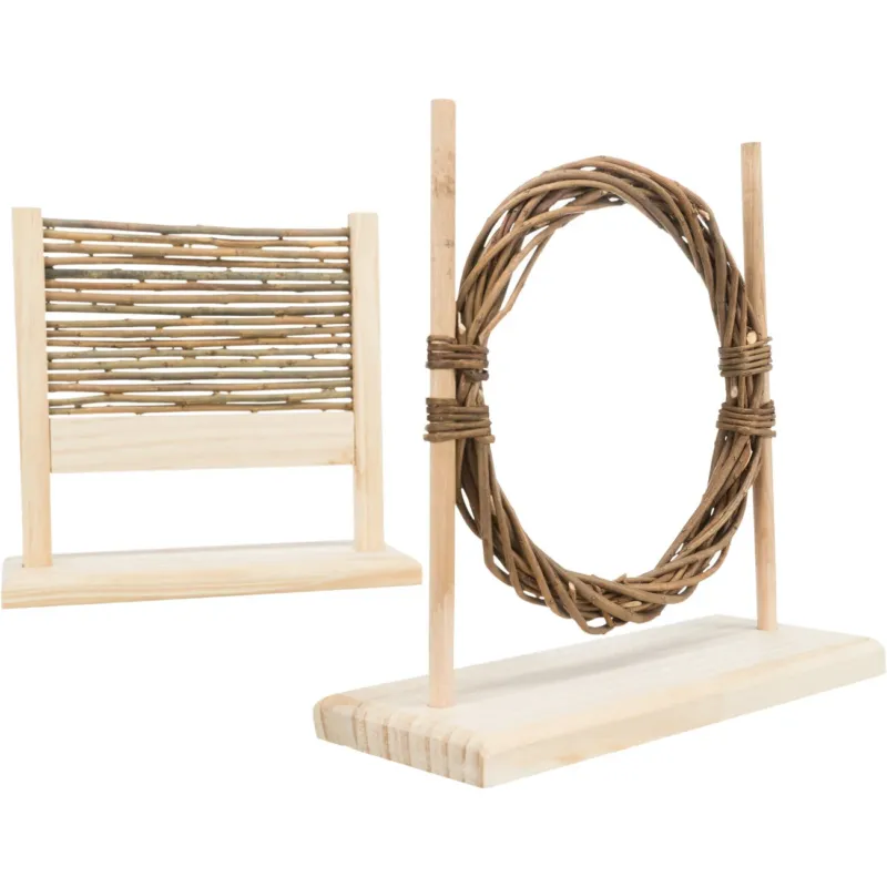 Agility Set mit Hürde und Ring für Kleintiere