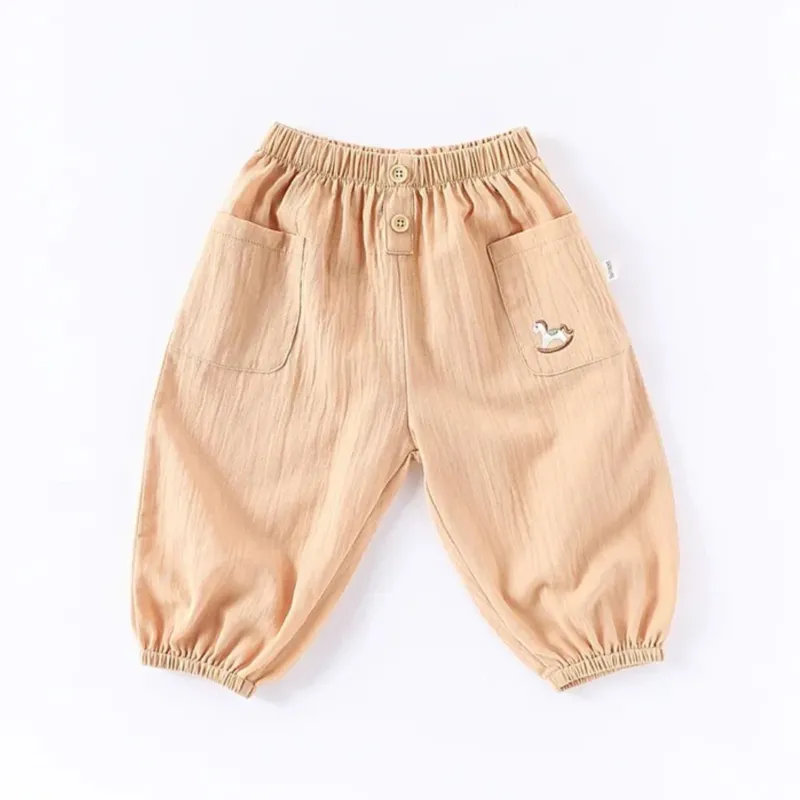 Unifarbene Loose Pants 'Schaukelpferd' khaki