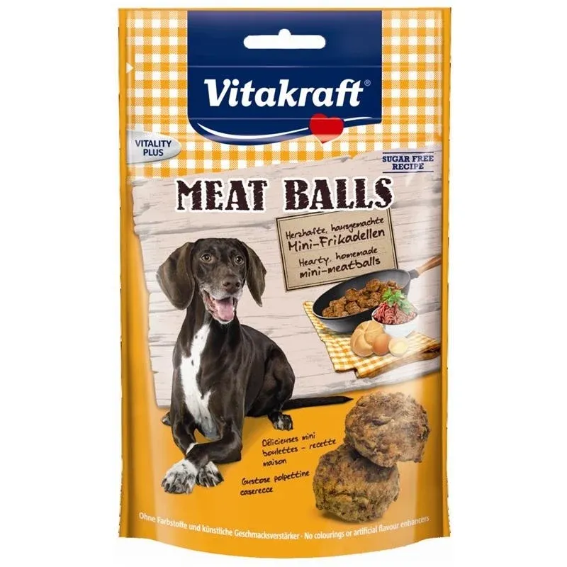 Vitakraft Snack Meaty Balls für Hunde – Meaty Balls 80g
