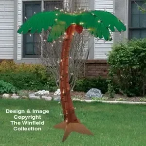 3D Palm Tree Woodcraft Project Plan - The Winfield Collection