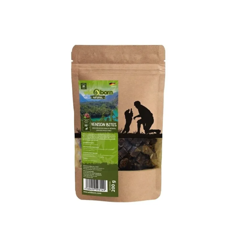 Wildborn Natural Venison Bites Hundesnack