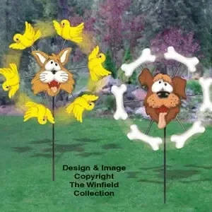 Spring & Summer Spinning Whirligig Pattern Set (W1062YD, W1133YD, W1168YD & WGC13) - The Winfield Collection