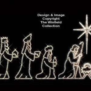 Miniature Light Nativity Pattern Set (LYD52, 53 & 62, W1945 & 1946) - The Winfield Collection