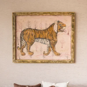 X - Large Wall Art Tiger Antique - Things I Like Things I Love
